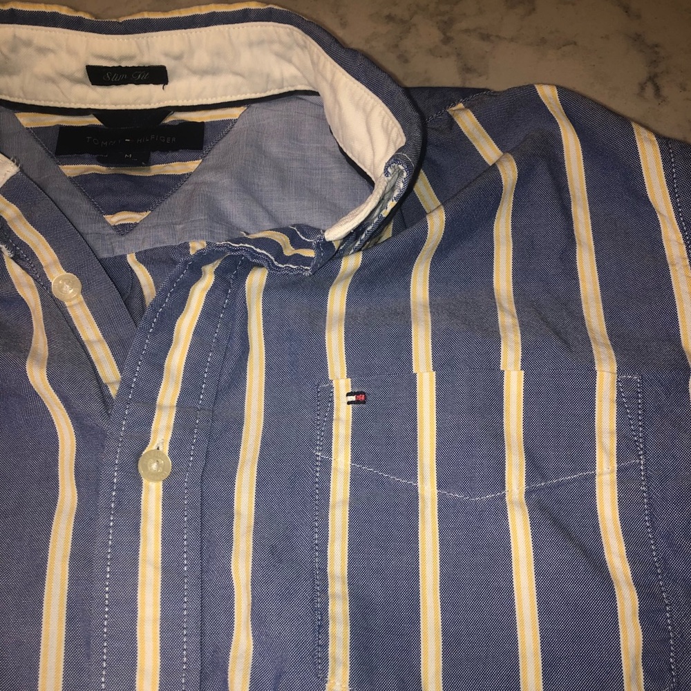 VINTAGE TOMMY HILFIGER slim fit button down